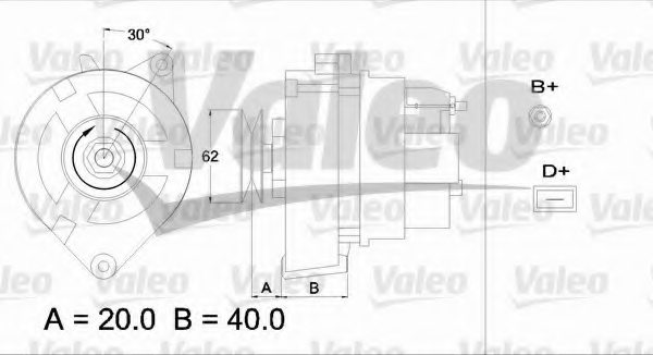 VALEO 433359 Alternator